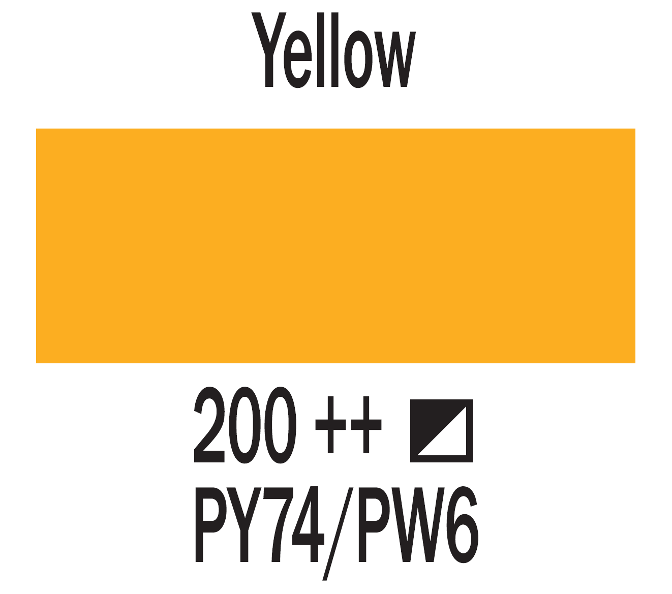 Art Creation Oil Paint 200 ml, color 200 Yellow