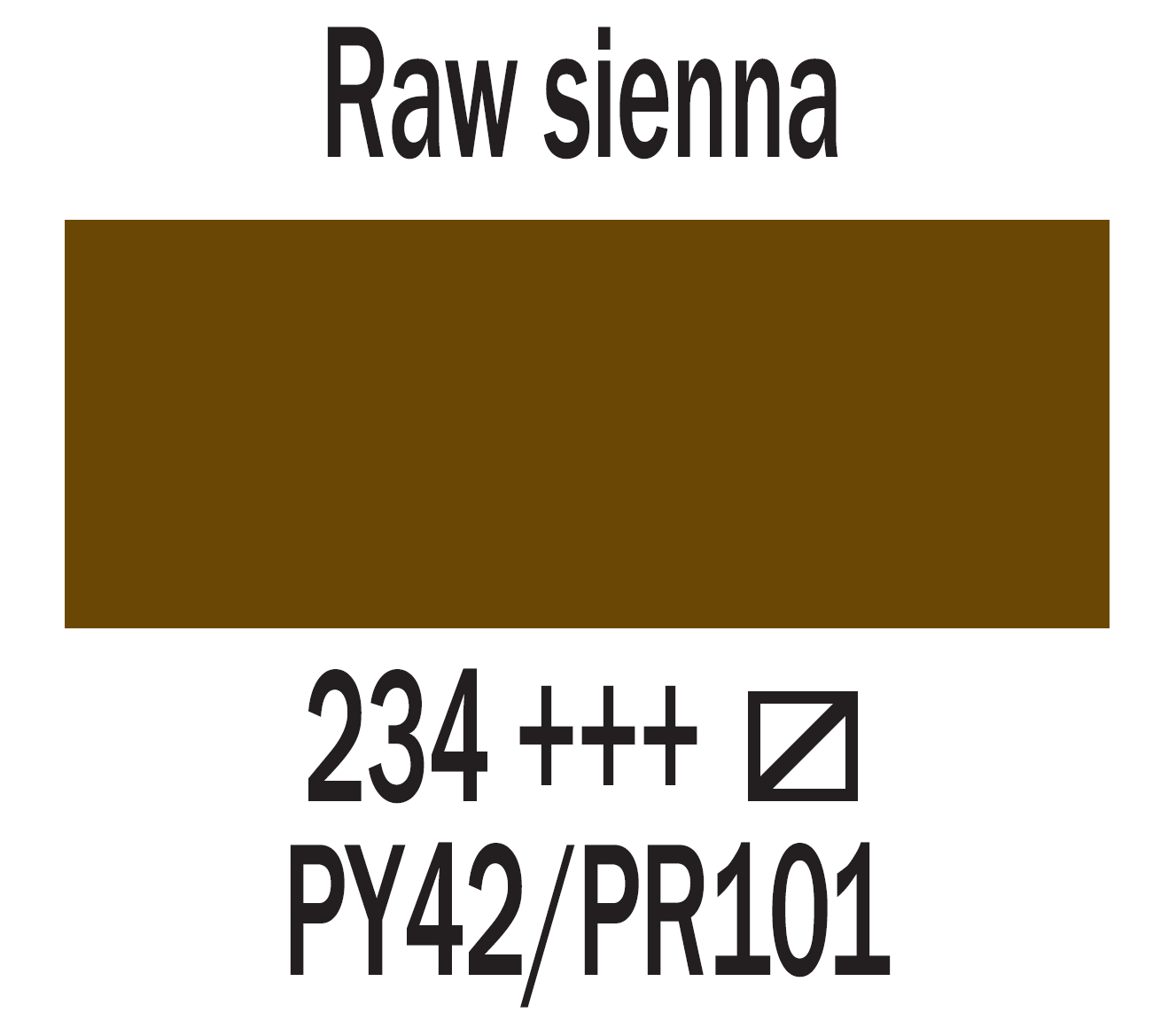 Art Creation Oil Paint 200 ml, color 234 Raw Sienna