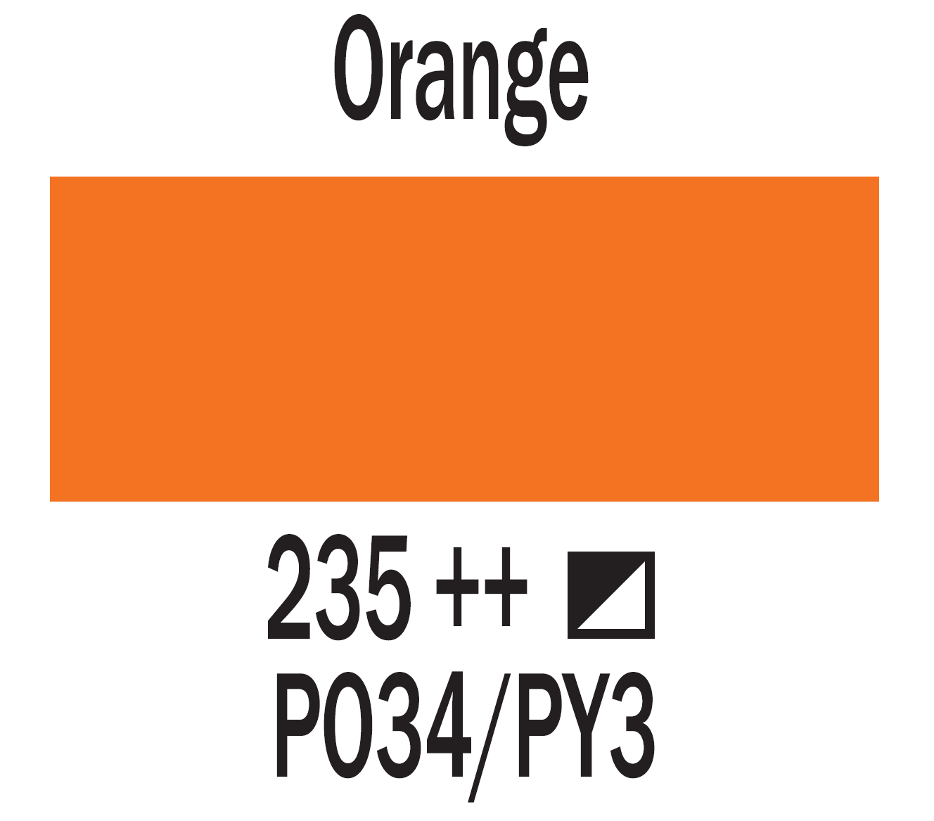 Art Creation Oil Paint 200 ml, color 235 Orange