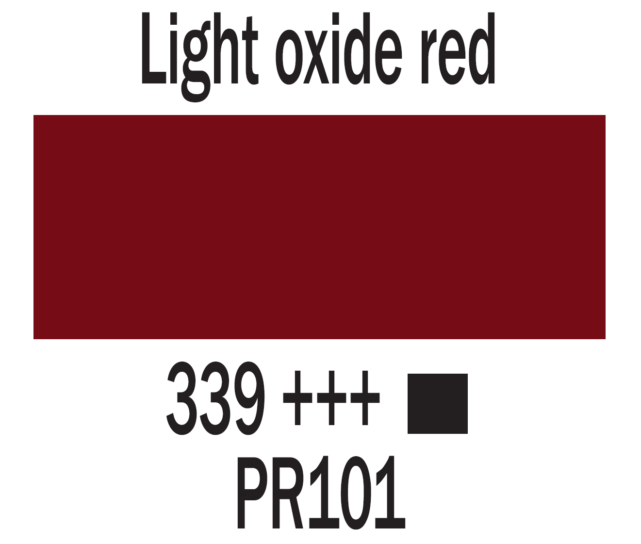 Art Creation Oil Paint 200 ml, color 339 Light Oxide Red