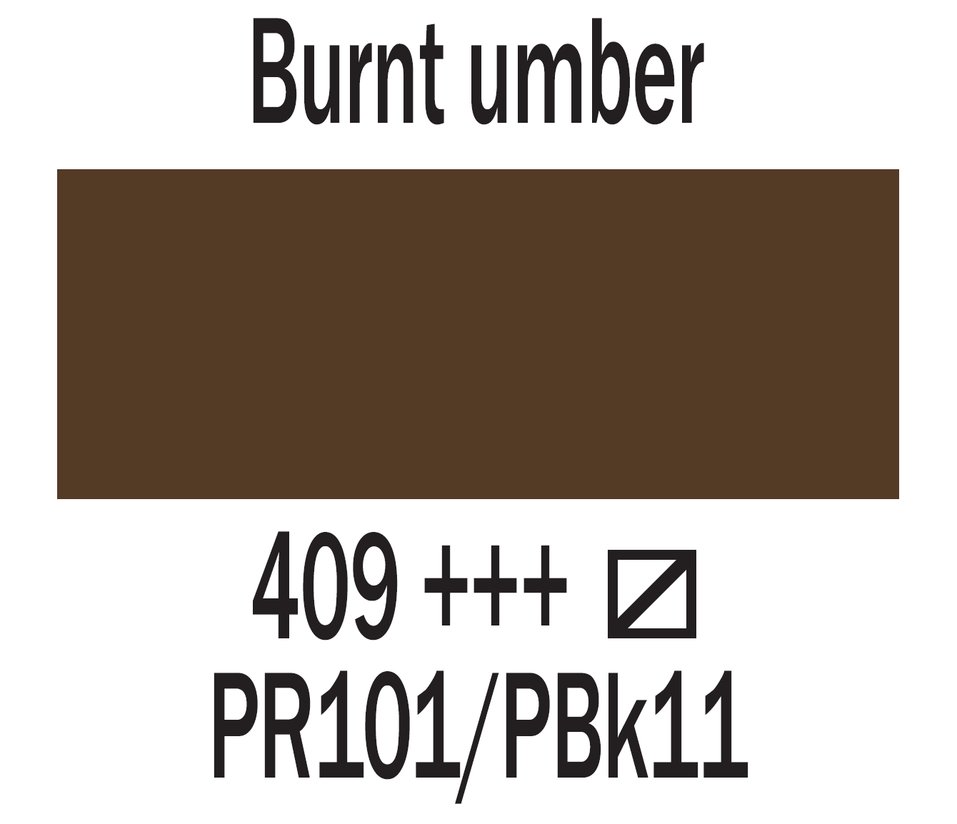 Art Creation Oil Paint 200 ml, color 409 Burnt Umber
