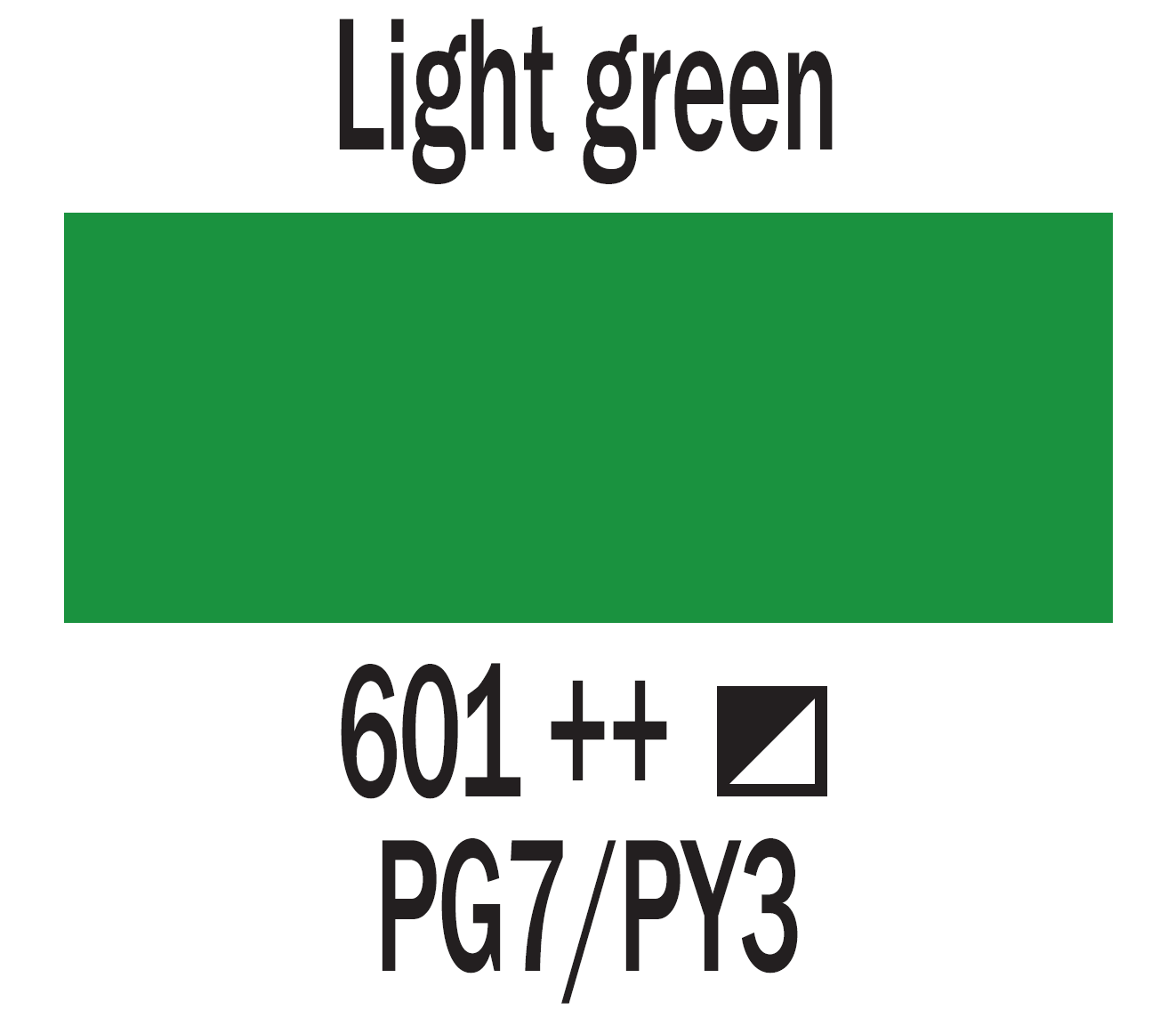 Art Creation Oil Paint 200 ml, color 601 Light Green
