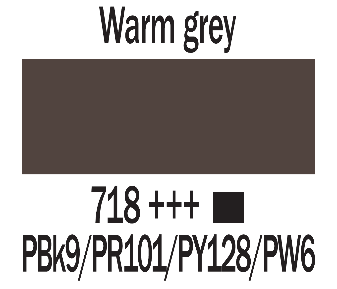 Art Creation Oil Paint 200 ml, color 718 Warm Grey