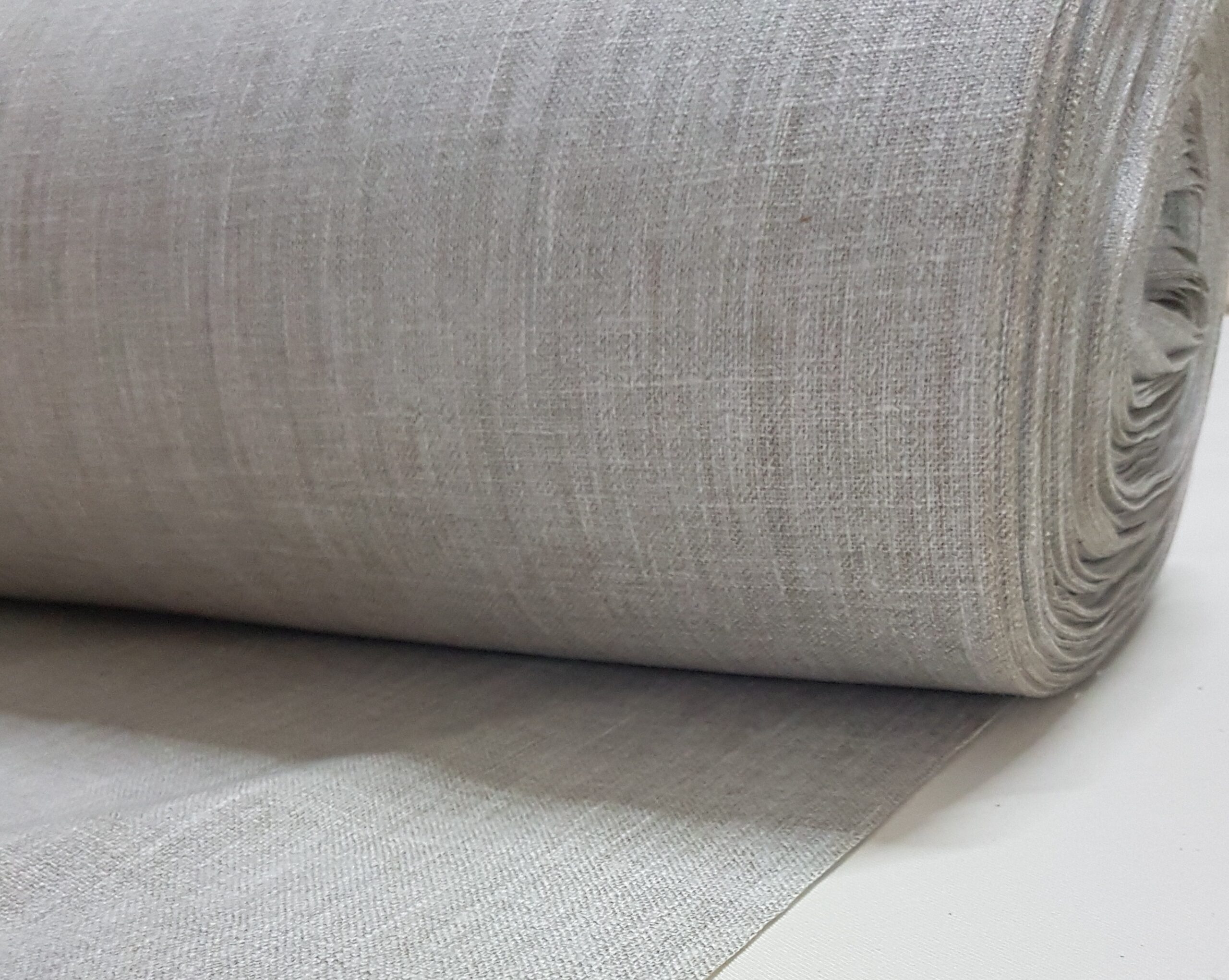 Linen fabric L-008, 150 cm, 260 g - roll - Image 2