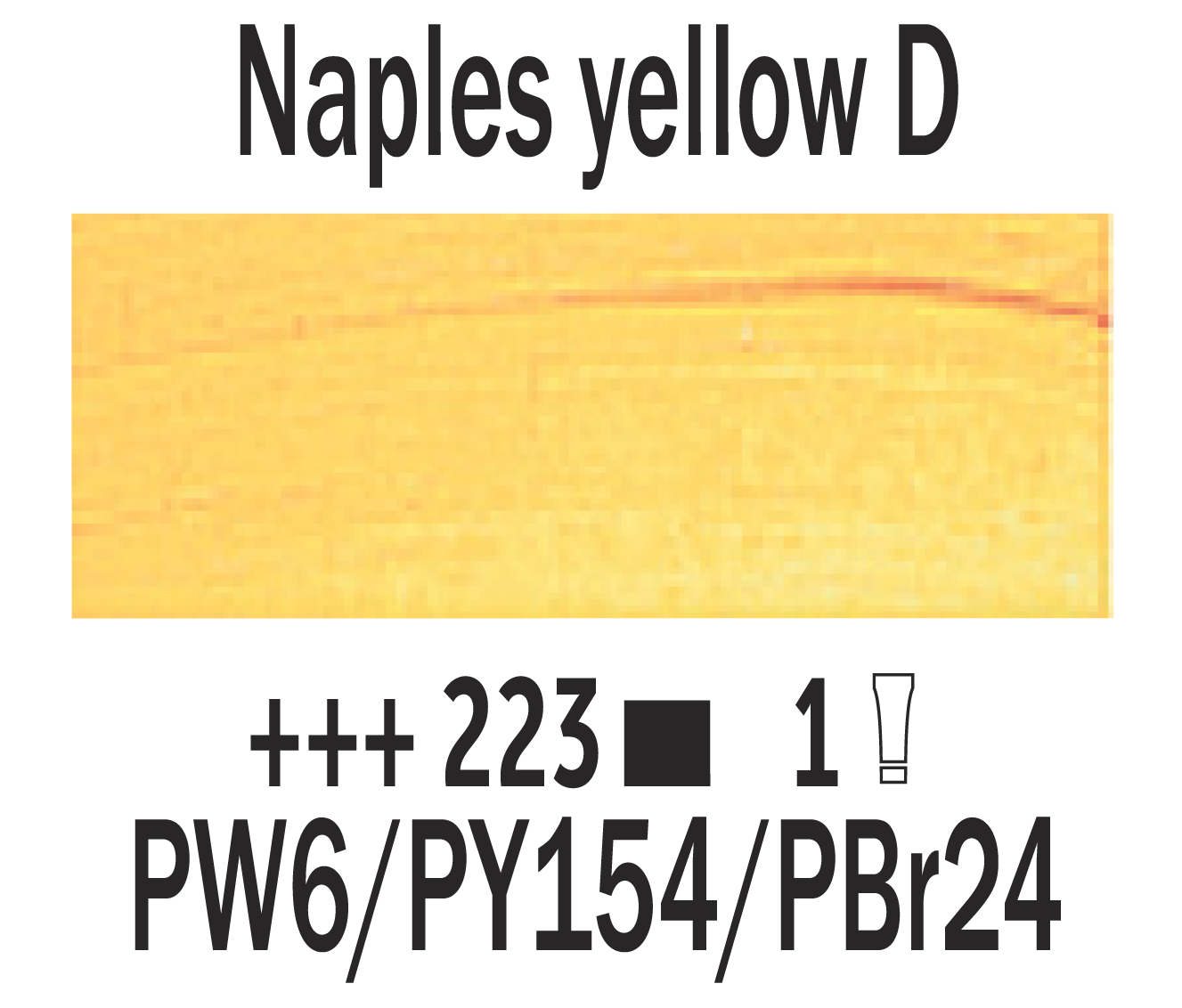 Van Gogh Oil Paint, 200 ml color 223 Naples Yellow Deep