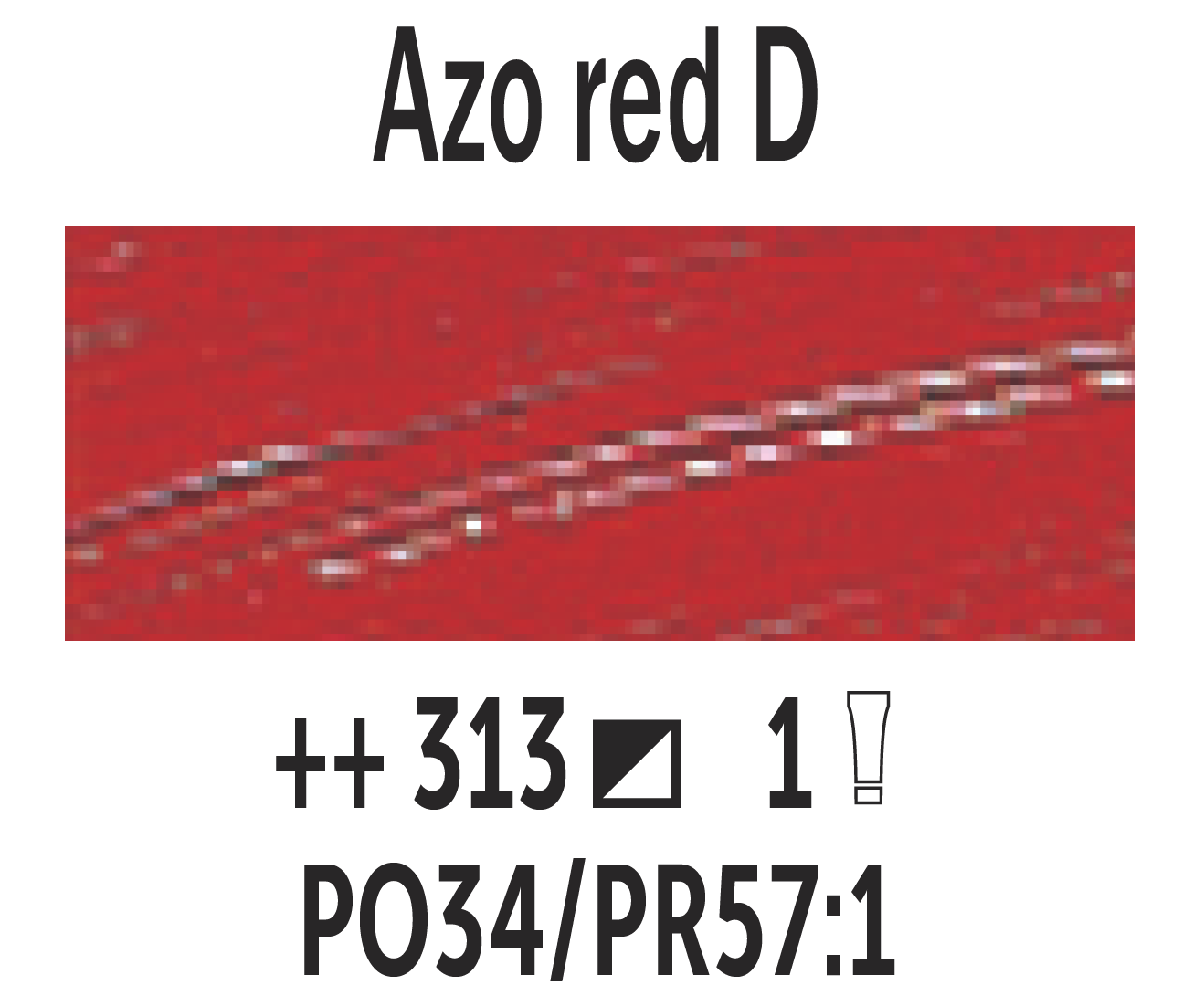 Van Gogh Oil Paint, 200 ml color 313 Azo Red Deep