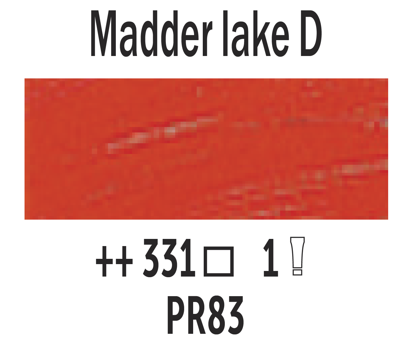 Van Gogh Oil Paint, 200 ml color 331 Madder Lake Deep