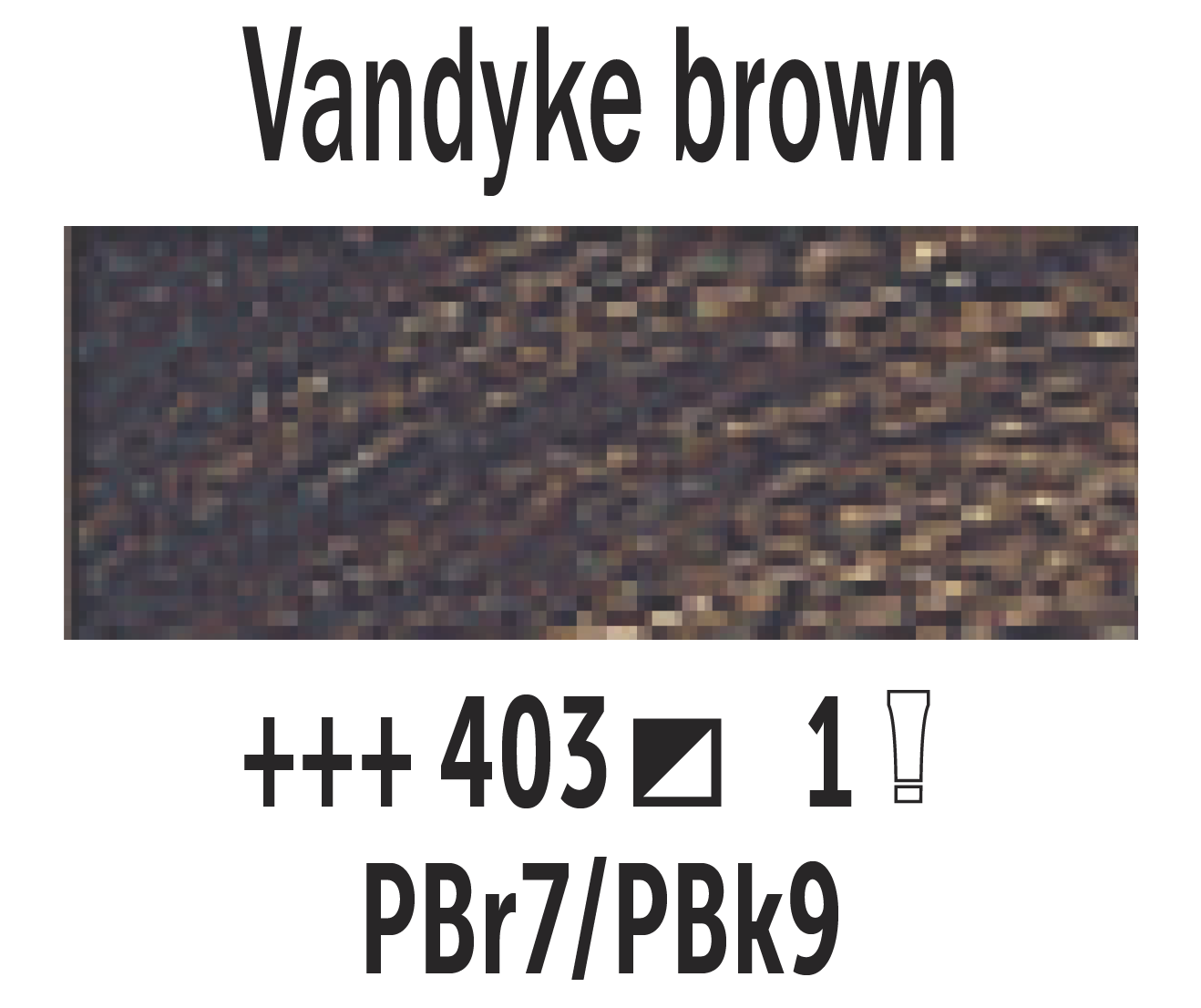 Van Gogh Oil Paint, 200 ml color 403 Vandyke Brown
