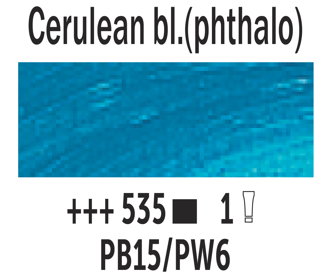 Van Gogh Oil Paint, 200 ml color 535 Cerulean Blue (Phthalo)