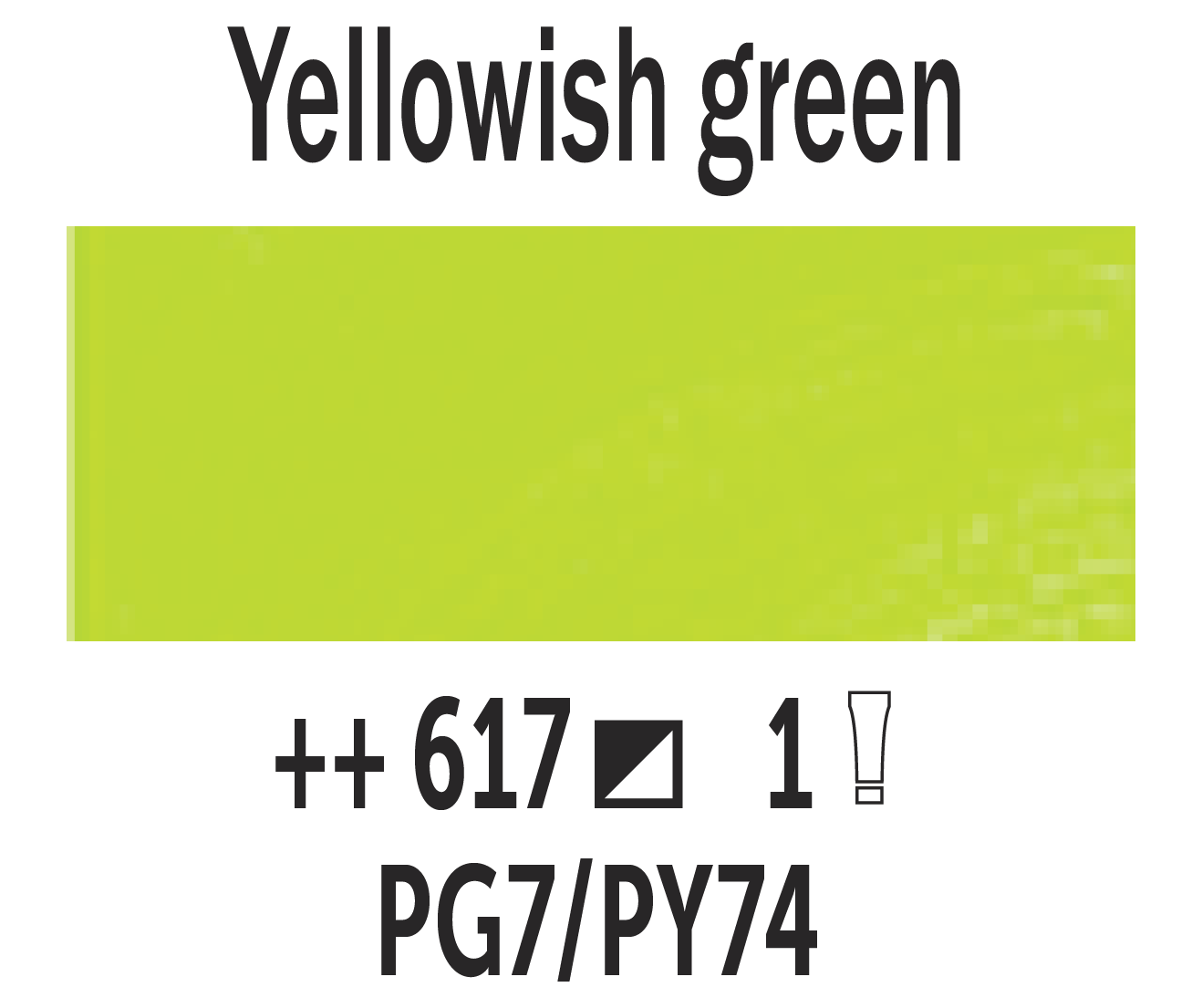 Van Gogh Oil Paint, 200 ml color 617 Yellowish Green