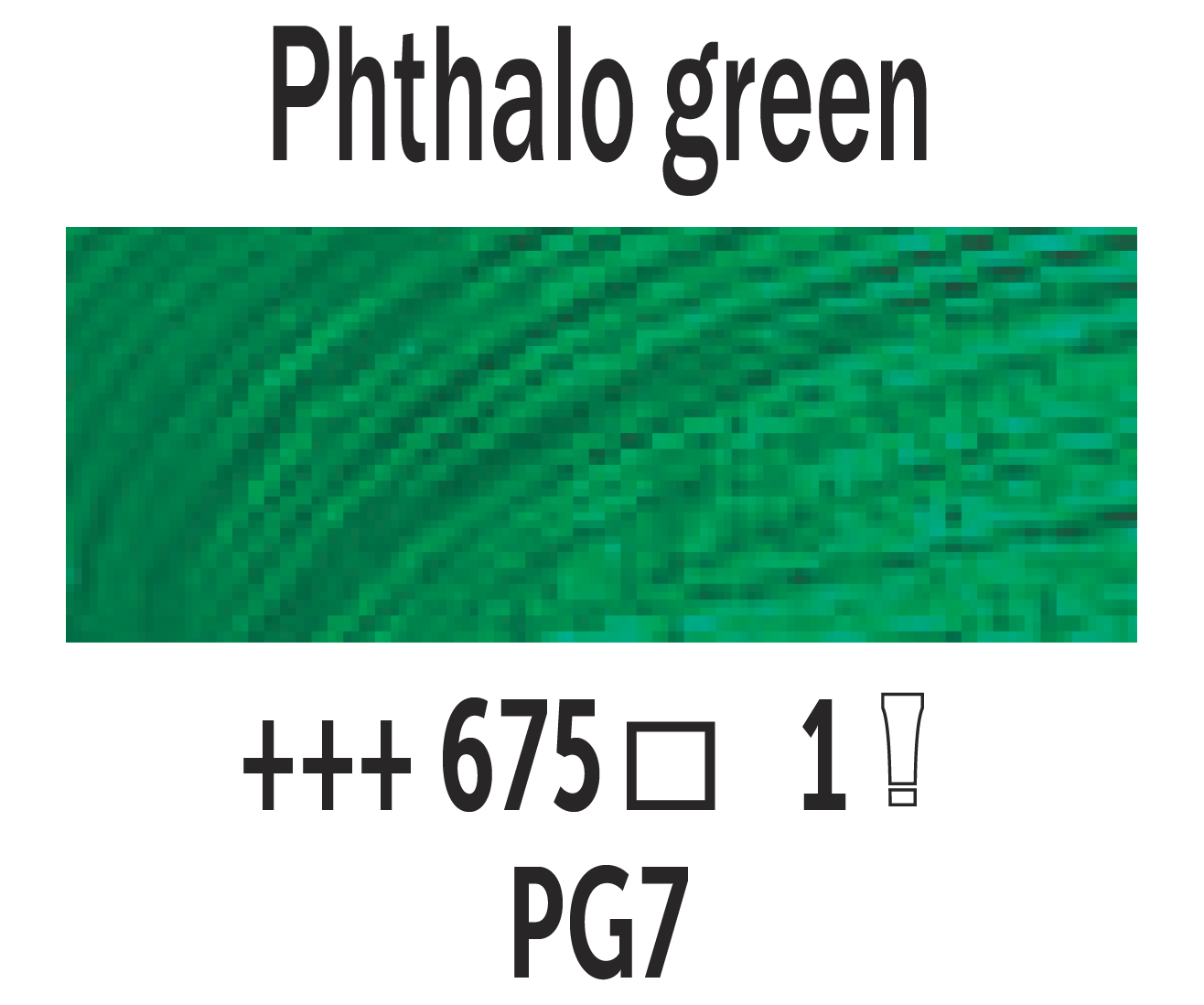 Van Gogh Oil Paint, 200 ml color 675 Phtalo Green