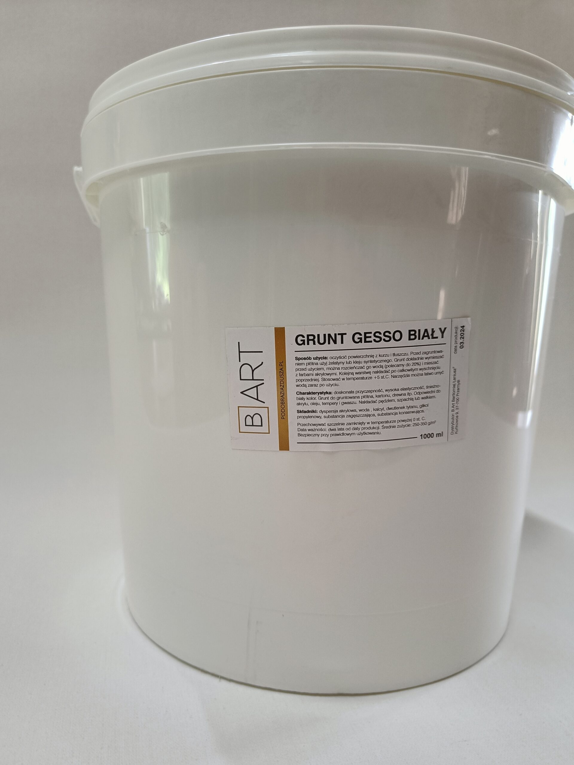 Gesso primer B. Art + 1000 ml transparent - Image 2